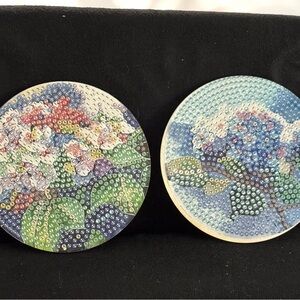 15-6 Floral Art Diamond Art Coasters Kit